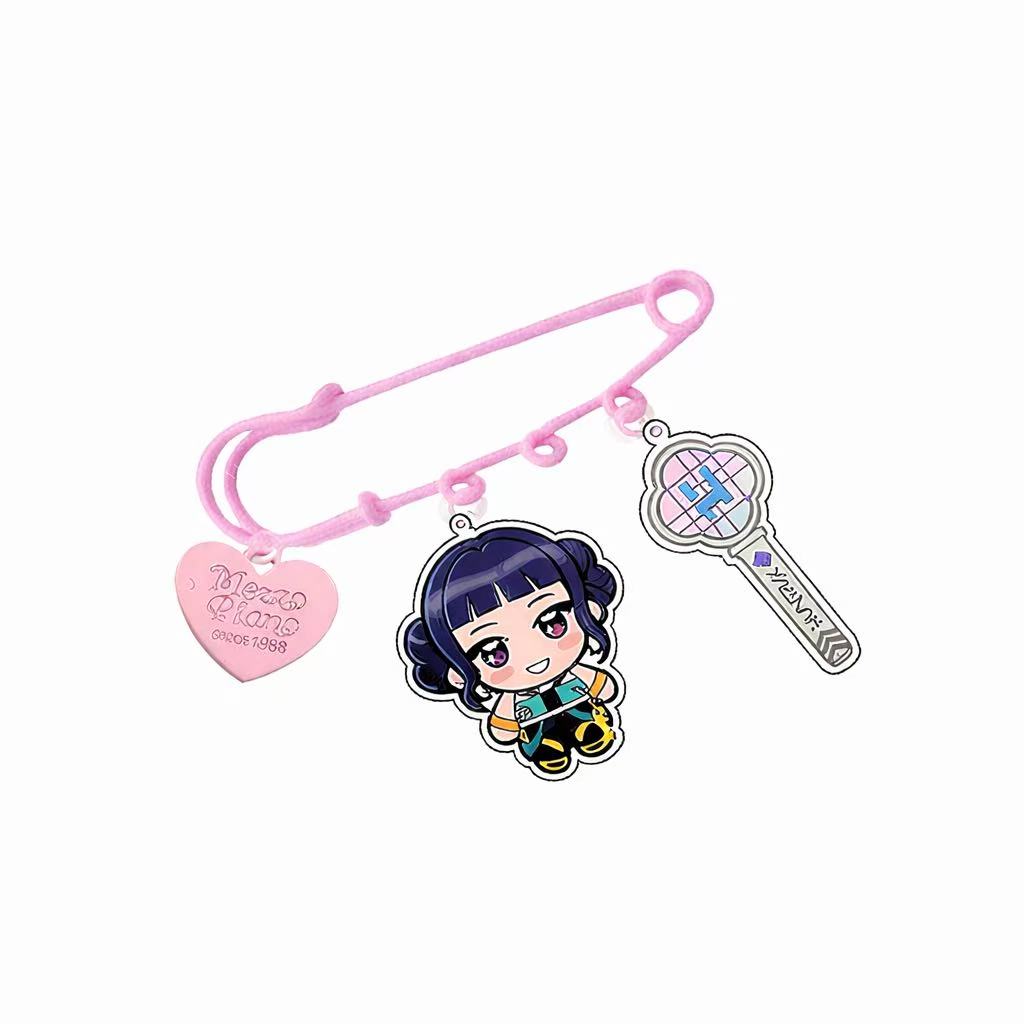 Demon Slayer Girls Acrylic Keychain & Brooch Pin – KPOP Merch