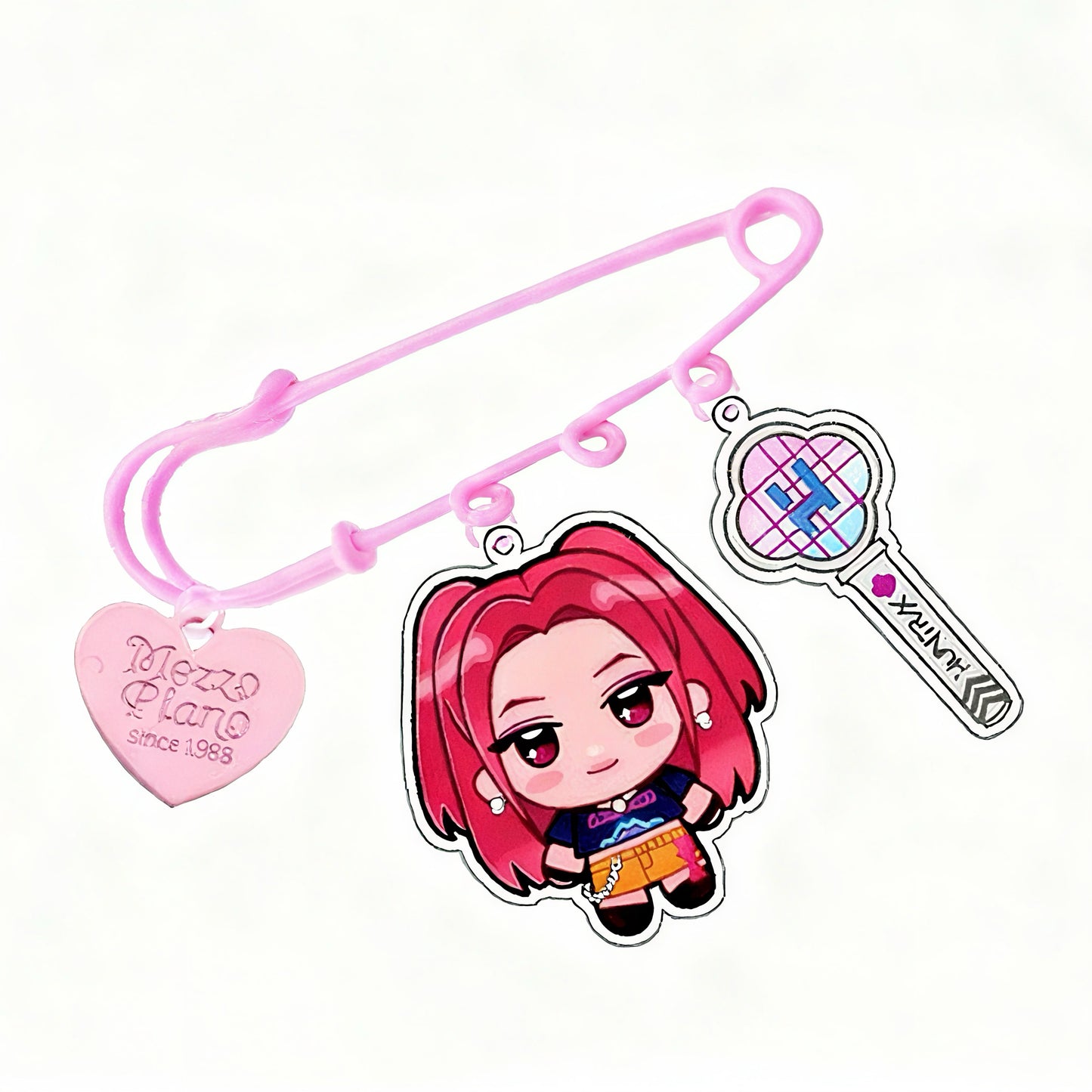 Demon Slayer Girls Acrylic Keychain & Brooch Pin – KPOP Merch